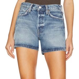 Agolde Parker Long Denim Short
